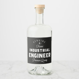 Ingenieur, cool, Ingenieur, Ingenieur, Alkoholflaschenetikett