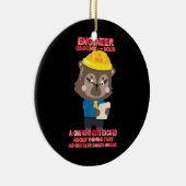 Ingenieur Definition Funny Sarcasm Keramik Ornament (Rechts)