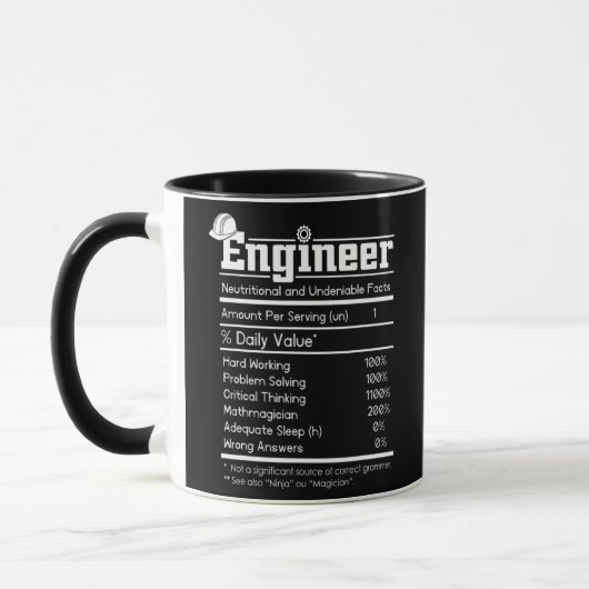 Ingenieur Definition Men Engineering Funny Tasse (Links)
