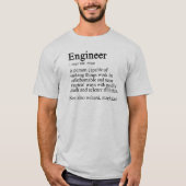 Ingenieur-Definition T-Shirt (Vorderseite)