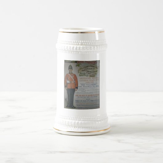 Ingenieur-Einstellungsplakat 1890 Englands Bierglas (Mittel)