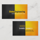 Ingenieur Engineering Architect Contractor Builder Visitenkarte (Vorne/Hinten)