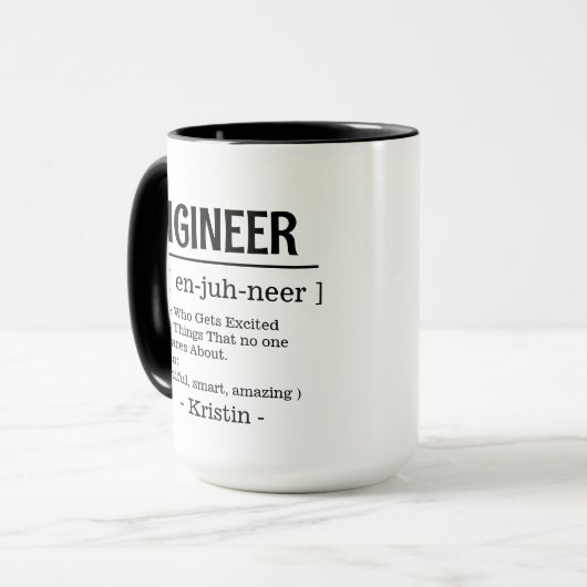 Ingenieur-Entwicklersoftware Tasse (Vorderseite Links)