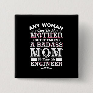 Ingenieur erschafft eine Mama, einen Ingenieur auf Button