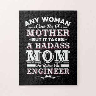 Ingenieur erschafft eine Mama, einen Ingenieur auf Puzzle