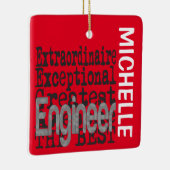 Ingenieur Extraordinaire CUSTOM Keramikornament (Rechts)