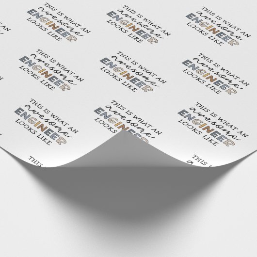 Ingenieur Funny Phantastisch Engineer | Engineerin Geschenkpapier (Ecke)