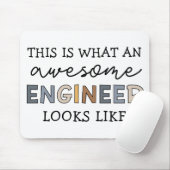 Ingenieur Funny Phantastisch Engineer | Engineerin Mousepad (Mit Mouse)