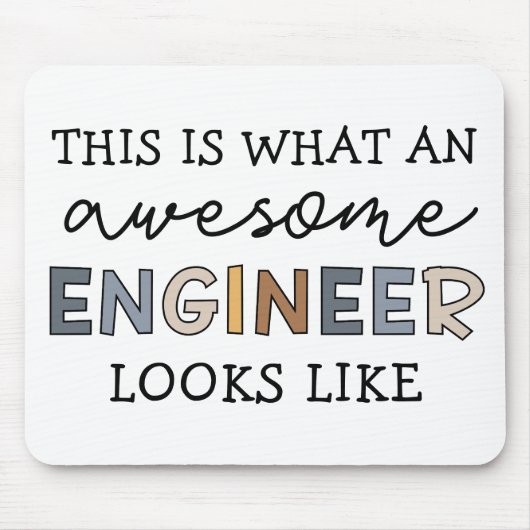 Ingenieur Funny Phantastisch Engineer | Engineerin Mousepad (Vorne)