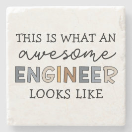 Ingenieur Funny Phantastisch Engineer | Engineerin Steinuntersetzer