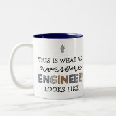 Ingenieur Funny Phantastisch Engineer | Engineerin Zweifarbige Tasse (Links)