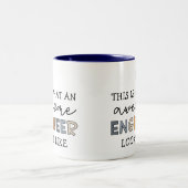 Ingenieur Funny Phantastisch Engineer | Engineerin Zweifarbige Tasse (Mittel)