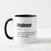 Ingenieur Funny Work Definition Tasse (Links)