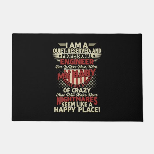 Ingenieur für Berufliche Kunst Fußmatte (Vorderseite)