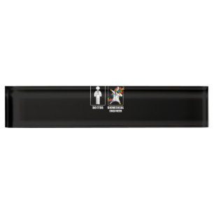 Ingenieur für Biomedizin Unicorn Dabbing Liebhaber Namensplakette