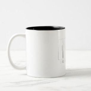 Ingenieur für Biomedizin Unicorn Dabbing Liebhaber Zweifarbige Tasse