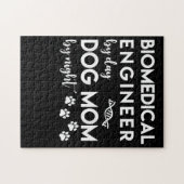 Ingenieur für biomedizinische Mama Dog Lover Bio E Puzzle (Horizontal)
