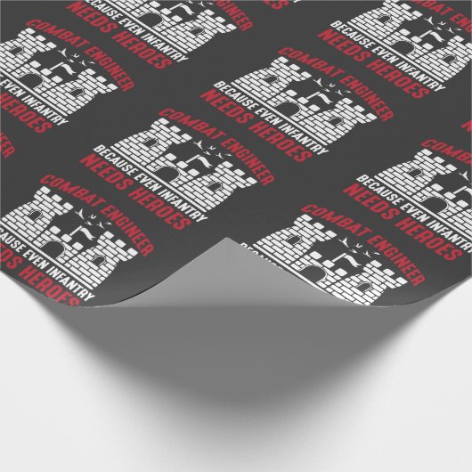 Ingenieur für Kampftechniker Geschenkpapier (Ecke)