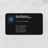 Ingenieur für künstliche Intelligenz Visitenkarte (Vorderseite)