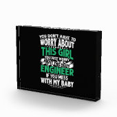 Ingenieur für Mädchen Fotoblock (Rechts)