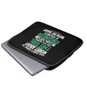 Ingenieur für Mädchen Laptopschutzhülle (Vorne Knopf)