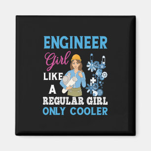 Ingenieur für Proud Engineer Girl Magnet