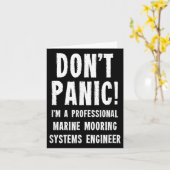 Ingenieur für Schifffahrtsrudersysteme Karte (Gelbe Blume)