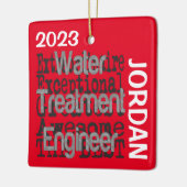 Ingenieur für Wasseraufbereitung Extraordinaire CU Keramikornament (Links)