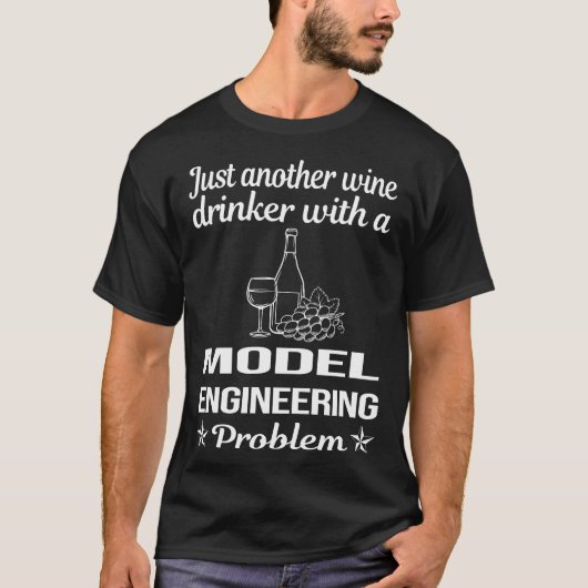 Ingenieur für Weintrinker T-Shirt (Vorderseite)