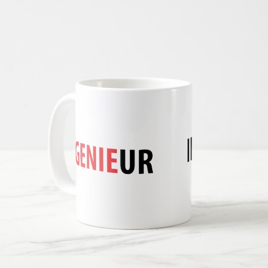 Ingenieur Geistikone Kaffeetasse (Vorderseite Links)