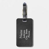 Ingenieur-Gepäckanhänger Gepäckanhänger (Rückseite vertikal)