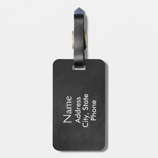 Ingenieur-Gepäckanhänger Gepäckanhänger (Rückseite vertikal)