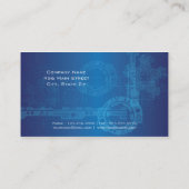 Ingenieur-Geschäft Visitenkarte (Rückseite)