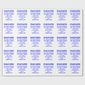 Ingenieur Geschenkpapier (Flach)