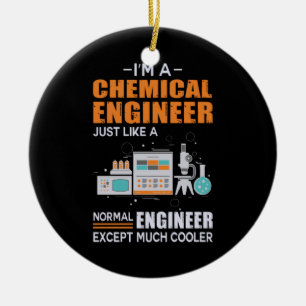 Ingenieur I ist Chemieingenieur Keramik Ornament