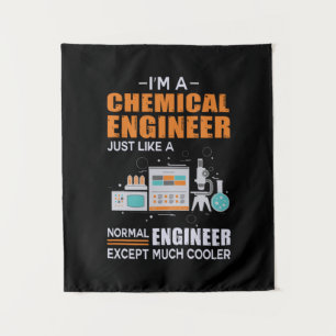 Ingenieur I ist Chemieingenieur Wandteppich