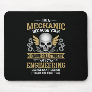 Ingenieur I ist Maschinenbauer Mousepad