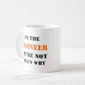 Ingenieur, ich bin der kaffeetasse (Vorderseite Links)