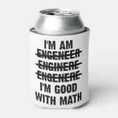 Ingenieur. Ich bin gut mit Mathe Dosenkühler (Kanne Vorderseite)