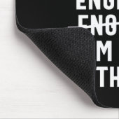 Ingenieur. Ich bin gut mit Mathe Mousepad (Ecke)