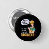 Ingenieur ich bin Ingenieur Button (Vorne & Hinten)