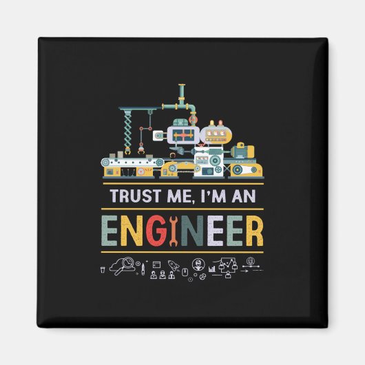 Ingenieur ich bin Ingenieur Magnet (Vorne)
