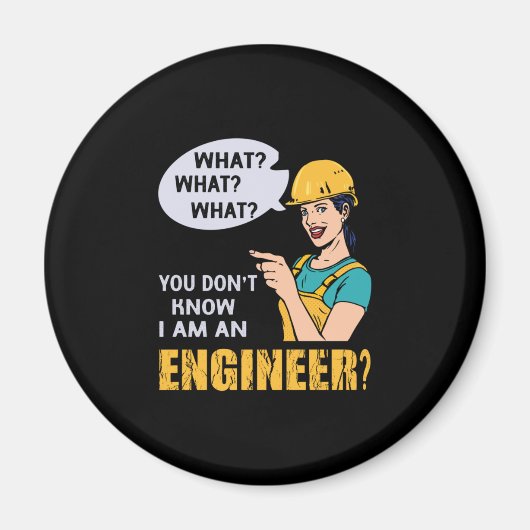 Ingenieur ich bin Ingenieur Magnet (Vorne)