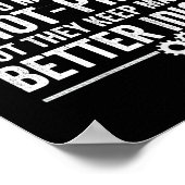 Ingenieur Ich versuche, Dinge idiot-proof zu mache Poster (Ecke)