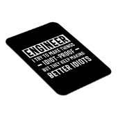 Ingenieur Ich versuche, Dinge ohne Beweise zu mach Magnet (Rechte Seite)