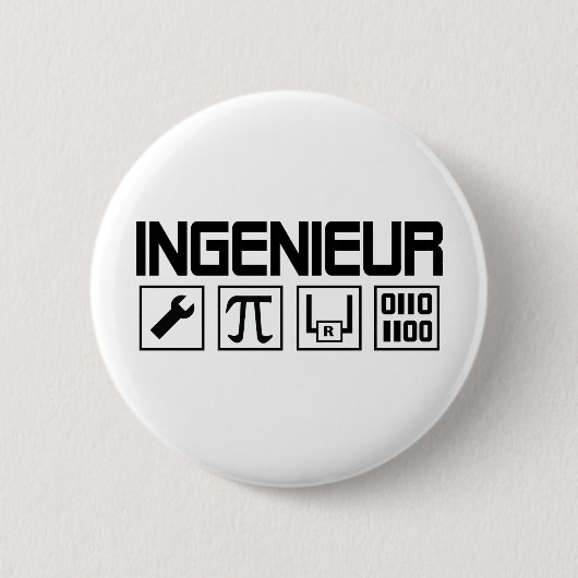 ingenieur Ikone Button (Vorderseite)
