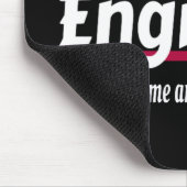 Ingenieur immer recht komisch sarkastisch mousepad (Ecke)