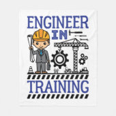 Ingenieur in Training Boys STEM Fleecedecke (Vorderseite)