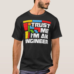 Ingenieur Kinder Spielzeug Big Gebäude Blocks Bui T-Shirt