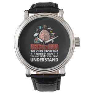 Ingenieur löst Probleme Armbanduhr